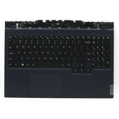 Lenovo Legion 5-15ITH6H, 5-15ITH6, 5-15ACH6H, 5-15ACH6, 5-15ACH6A, Y7000 2021, backlit US keyboard palmrest blue