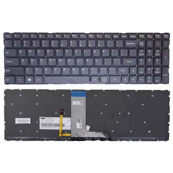 by high quality Tastatură retroiluminată US Lenovo IdeaPad 500-15ISK 500-15ACZ on laptop-keyboard.com