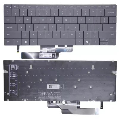 DELL XPS 14 / XPS 16 / 9440 9450 2026 gray backlit US keyboard AI