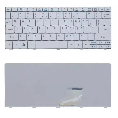 Acer D270, D255E, D256, D257, D260, ZH9, ZE6, AO521, ZE7, 532 white US keyboard