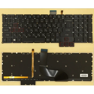 Acer GX-791 GX-792 G5-793 G9-592G G9-593 G9-791 G9-591 red backlit Hebrew HB keyboard