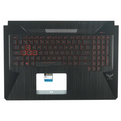 Keyboard for ASUS FX705 FX705GE FX705DY red backlit US palmrest
