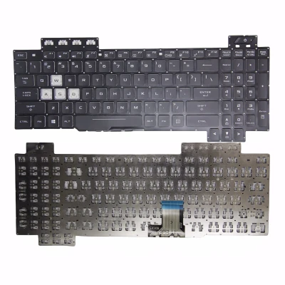 Asus FX80, FZ80, ZX80, GL703G, FX86, FX80S, FX504, FX505, FX95, FX705, black US keyboard