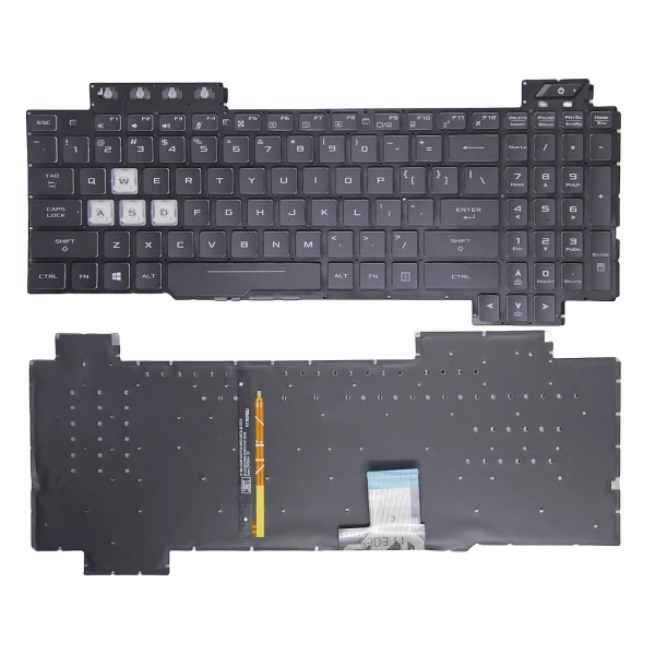 by high quality Asus FX80, FZ80, ZX80, GL703G, FX86, FX80S, FX504, FX505, FX95, FX705, hitam backlit US keyboard on laptop-keyboard.com