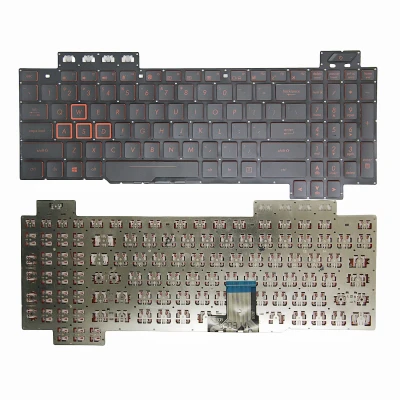 Asus FX80, FZ80, ZX80, GL703G, FX86, FX80S, FX504, FX505, FX95, FX705, red US keyboard