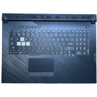 Asus G731, G71,2 G731GU, GL731GU, G712L, 8pin backlit US keyboard palmrest black