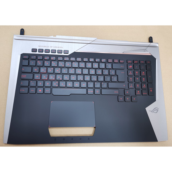 by high qulity ASUS G752 G752VM G752VS backlit Greek GK keyboard palmrest 90NB0D71-R30GR0 on laptop-keyboard.com