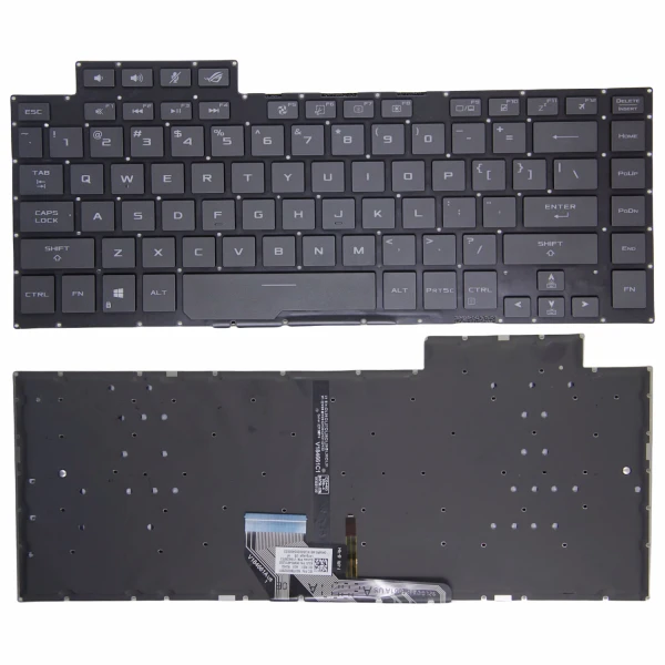 by high quality Asus GA502 GU502 GX502 GM502 czarny podświetlony klawiatura USA on laptop-keyboard.com