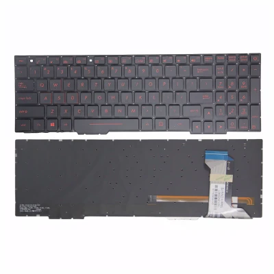 Asus GL553V ZX53 ZX73 FX53VD FX553 FX53 FX73 FZ53 GL753 merah backlit US keyboard