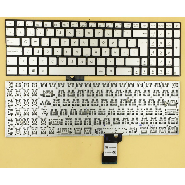 by high quality Asus N501 N501JW N501VW UX501 UX52 Q501 N541 tastatură SP argintie spaniolă on laptop-keyboard.com
