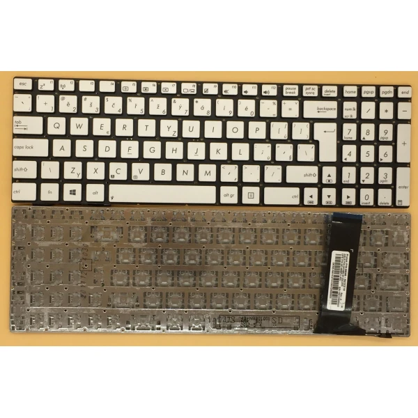 by high quality Asus N550 U500 Q550L N750 N550J N56V N76V silver Czech CZ keyboard on laptop-keyboard.com