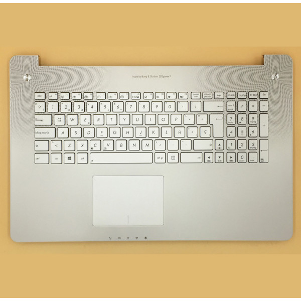 by high qulity Asus N750 N750JK N750JV backlit Spanish SP keyboard palmrest on laptop-keyboard.com