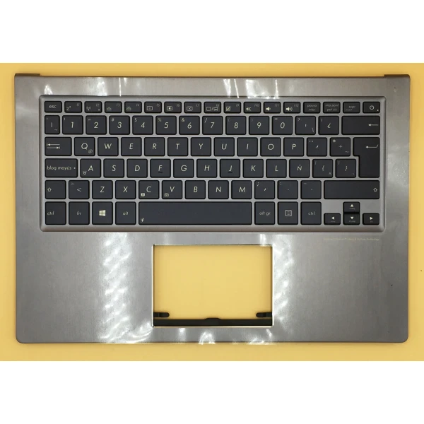 by high quality Asus UX302 UX302L UX302LA UX302LG Latin LA keyboard palmrest 90NB02P1-R31LA0 on laptop-keyboard.com