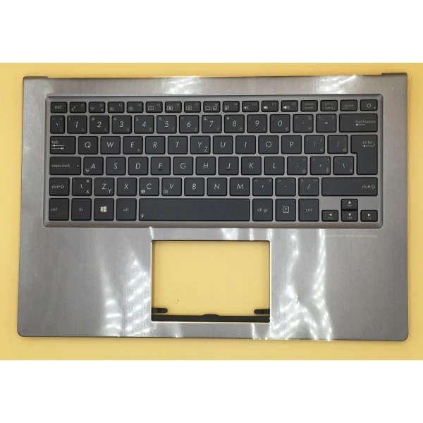 by high quality Asus UX302 UX302L UX302LA UX302LG blue gray backlit Slovak SK keyboard palmrest 90NB02P1-R31SK0 on laptop-keyboard.com