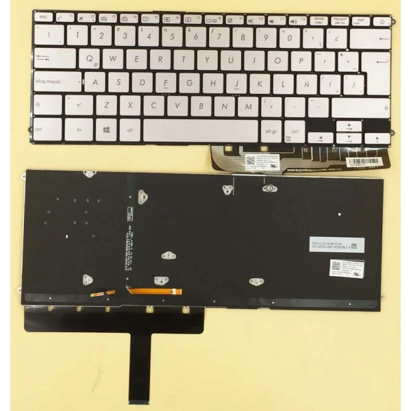 by high quality Asus UX490UA UX490 gray backlit Latin LA keyboard 0KNB0-D633LA00 on laptop-keyboard.com