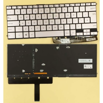 Asus UX490UA UX490 gray backlit UK keyboard 0KNB0-D633UK00