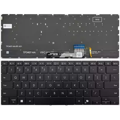 Asus VivoBook 14 Flip TP3407, TP3407SA, backlit US keyboard