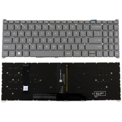 Acer Nitro ANV15-A31 ANV15-41 AV15-53P xám ngược lại bàn phím US