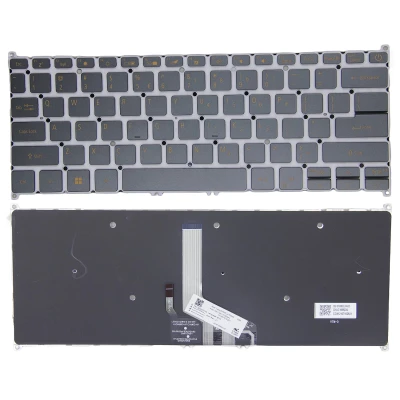 Acer Swift 5 SF514-55T SF514-55GT SF514-55TA SF515-51T ανάδρομο πορτοκαλί πληκτρολόγιο ΗΠΑ
