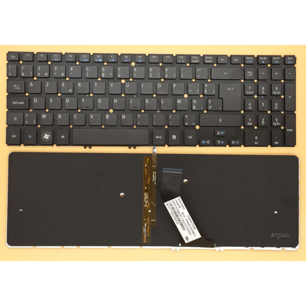 by high quality Acer V5-531 V5-571 V5-551 V5-552 V5-572 V5-573 V5-771 M3-581 M5-581 Iluminat din spate Belgian BE tastatură on laptop-keyboard.com