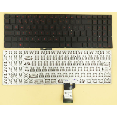Asus FX502, N541, Q501, ROG G501, ZenBook Pro UX501, red Spanish SP keyboard