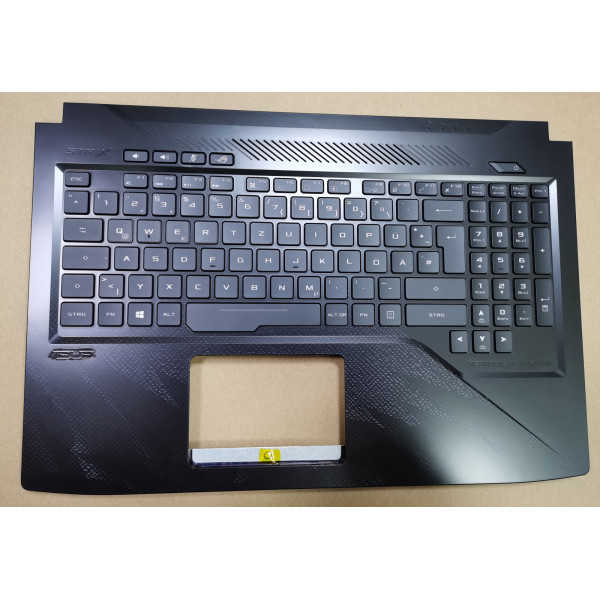 by high quality Asus GL503VD RGB Iluminat din spate German DE reposa-palma pentru tastatură 90NB0GQ2-R31GE0 on laptop-keyboard.com