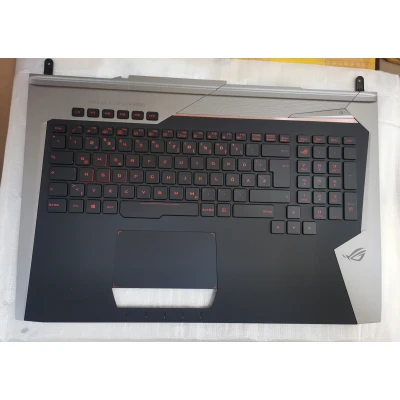 Asus ROG G752VS G752VSK backlit German DE keyboard palmrest