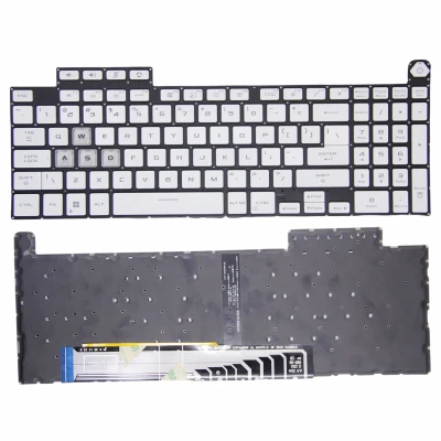 Asus TUF Gaming FA507, FX507, FX517, FA607, FX607, FX617, FA707, FX707, GA507, RIG putih backlit US