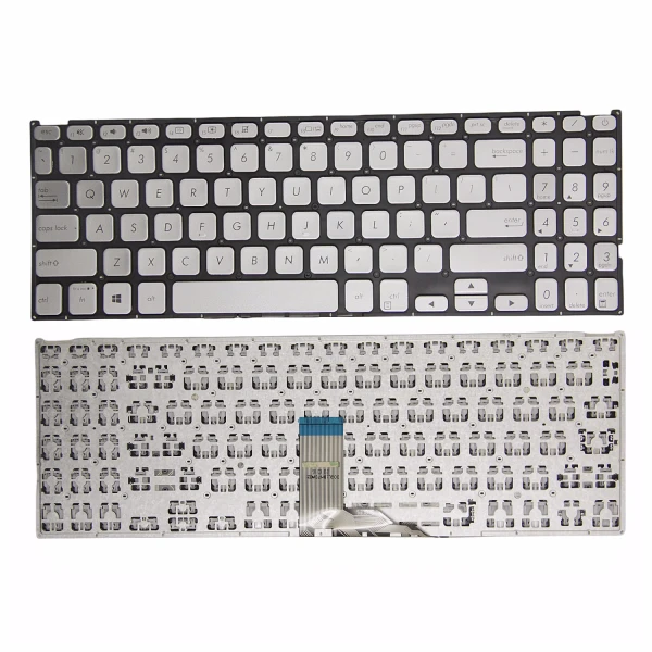 by high quality Asus VivoBook A512 K512 P1504 R564 sudraba ASV tastatūra on laptop-keyboard.com