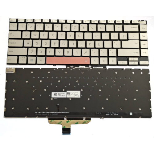 Asus Zenbook 14X UM5401Q UM5401QA backlit US keyboard Titanium