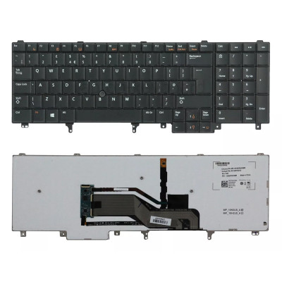 Dell E6520 E5520 M4600 M6600 E5530 E6530 M4700 M6700 P21F trackpoint UK keyboard