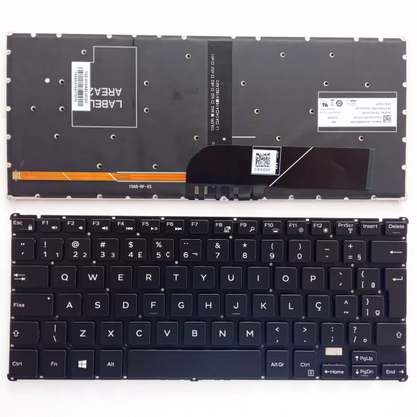 by high qulity Dell Latitude 11 5175 5179 Venue 11 backlit Brazilian BR keyboard on laptop-keyboard.com