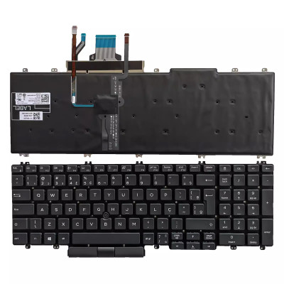 Dell Precision 3500 3501 3540 3541 3550 Latitude 5500 5501 5510 5511 backlit Brazilian BR keyboard