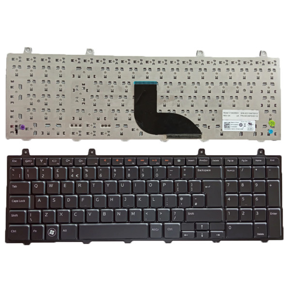 by high qulity Dell Studio 17 1749 1747 1745 L701X UK keyboard on laptop-keyboard.com