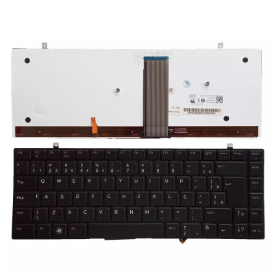 Dell XPS 1340 1640 1645 1647 black backlit Brazilian BR keyboard