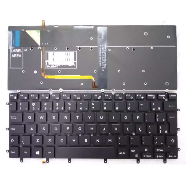 by high qulity Dell XPS 9343 9350 Inspiron 7347 7348 7359 7547 7548 backlit Brazilian BR keyboard on laptop-keyboard.com
