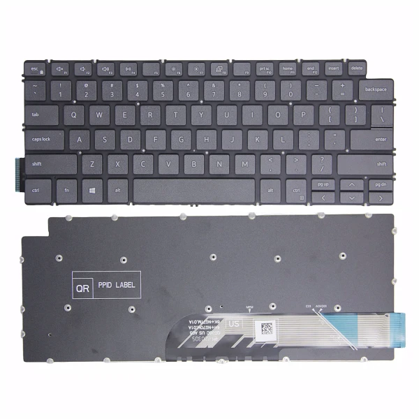by high quality Dell 5408 5405 5406 5415 P121G P113G P114G P126G P115G melnā ASV klaviatūra on laptop-keyboard.com