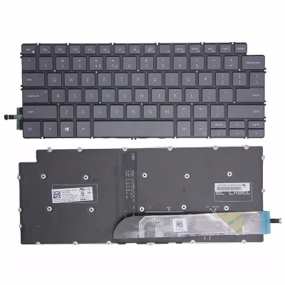 Dell Inspiron 13 5390 5391 7391 14 5493 5498 7490 7491 zwart verlicht US toetsenbord origineel