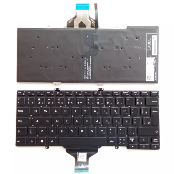 by high qulity Dell Latitude 5400 5401 5410 5411 7400 backlit Brazilian BR keyboard on laptop-keyboard.com