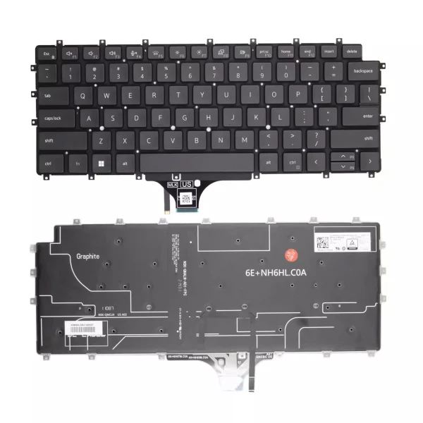 by high quality Dell Latitude 9510 9520 backlit US keyboard on laptop-keyboard.com