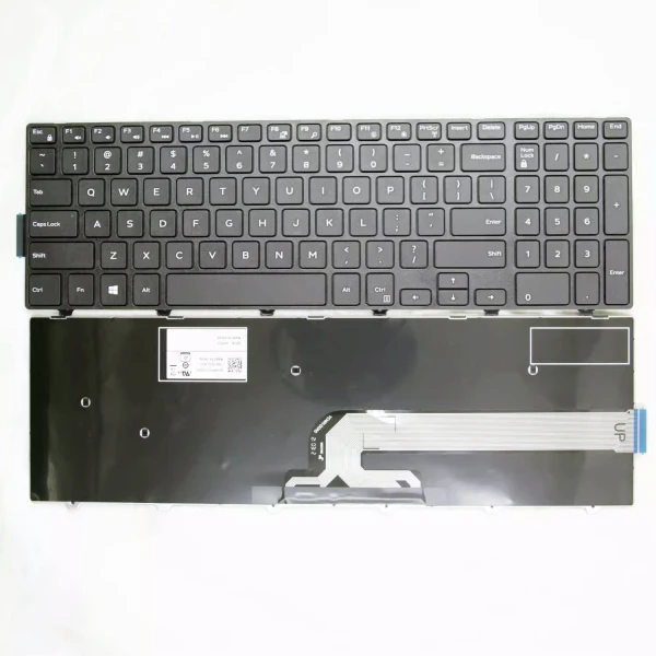 by high quality Dell Vostro 15 3546 3549 3558 3559 3561 3562 3565 3568 3572 3578 negru US tastatură original on laptop-keyboard.com