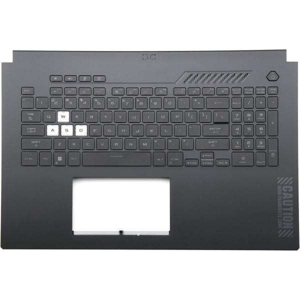 by high quality ASUS TUF Gaming FX707 FA707 tastatură cu retroiluminare RGB US palmrest Dual Air Outlet Vents on laptop-keyboard.com