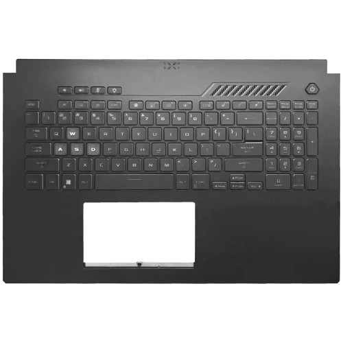 ASUS TUF Gaming FX707 FA707 tastatură retroiluminată RGB layout US cu palmrest și orificii duble de evacuare a aerului gri