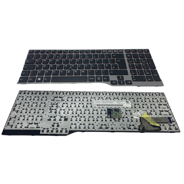 by high qulity Fujistu E753 E754 E756 E554 E556 E557 H730 H760 H770 gray UK keyboard on laptop-keyboard.com