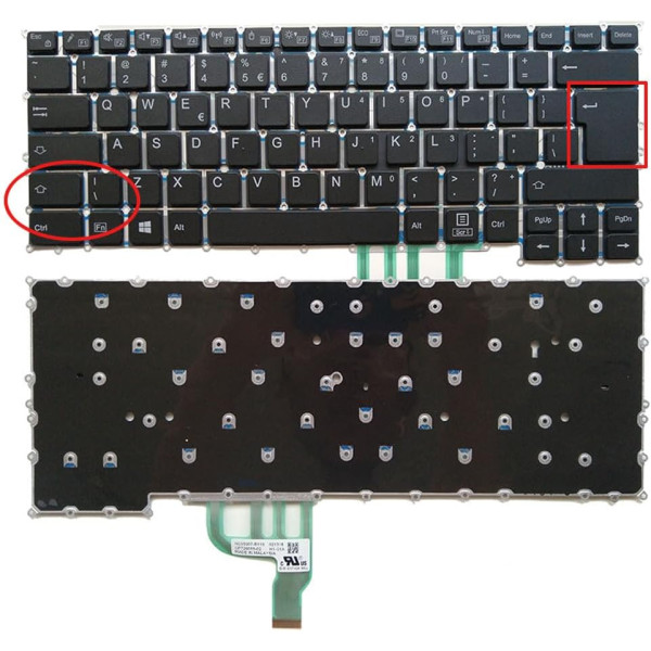 by high qulity Fujitsu U9310, U9310X, U9311, U9311A, U9311X, U937, U938, U939, US International UI keyboard on laptop-keyboard.com