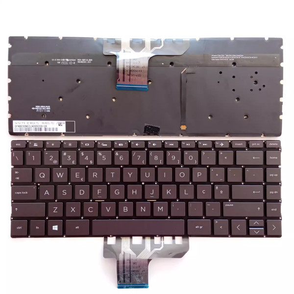 by high qulity HP 13-W 13-AN TPN-I128 W133 W136 Q178 Q199 Q214 black backlit Portuguese PO keyboard on laptop-keyboard.com