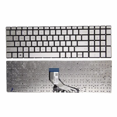 HP 15-DX 15-DS 15-DR 15-CS 15-DW 15T-DW ασημένιο πληκτρολόγιο ΗΠΑ
