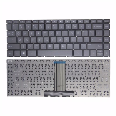 HP 340 G7 348 G7 240 G6 246 G6 245 G6 I136 hitam papan ketik AS
