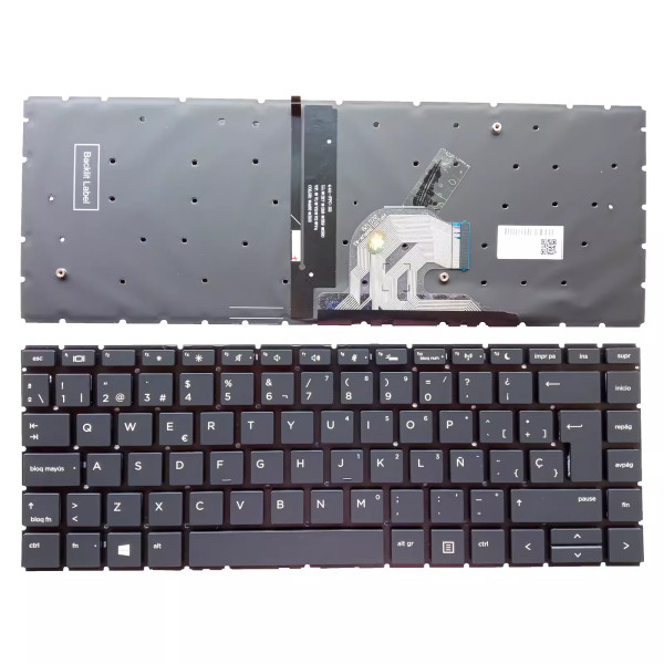 by high qulity HP ProBook 440 G6 440 G7 445 445R G6 G7 backlit Spanish SP keyboard on laptop-keyboard.com