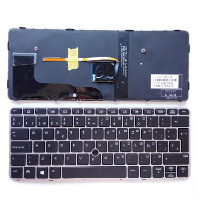 HP 820 G3 820 G4 725 G3 725 G4 backlit Spanish SP keyboard